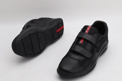 Prada America’s Cup Soft rubber and bike fabric sneakers