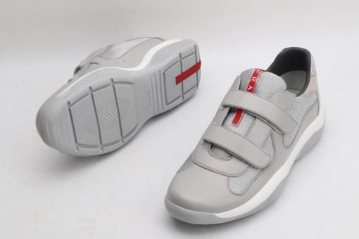 Prada America’s Cup Soft rubber and bike fabric sneakers