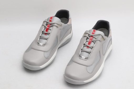 Prada America’s Cup Soft rubber and bike fabric sneakers