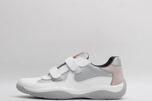 Prada America’s Cup Soft rubber and bike fabric sneakers