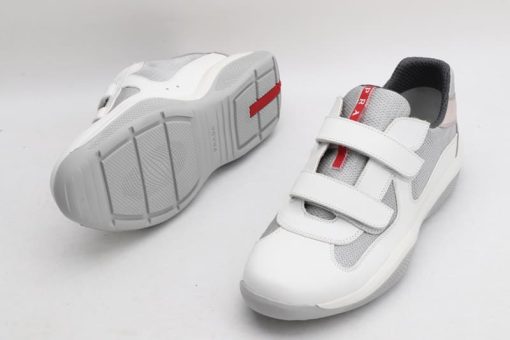 Prada America’s Cup Soft rubber and bike fabric sneakers