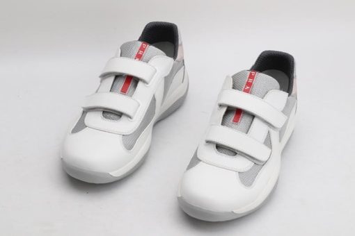 Prada America’s Cup Soft rubber and bike fabric sneakers