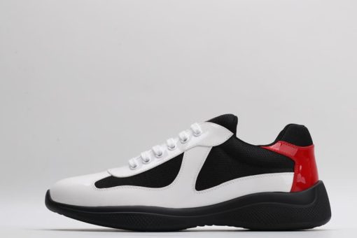 Prada America’s Cup Soft rubber and bike fabric sneakers