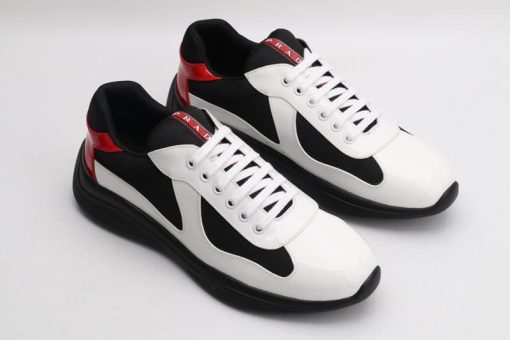 Prada America’s Cup Soft rubber and bike fabric sneakers