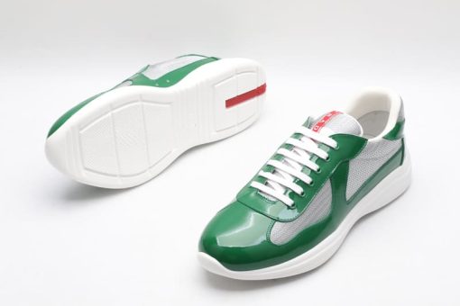 Prada America’s Cup Soft rubber and bike fabric sneakers