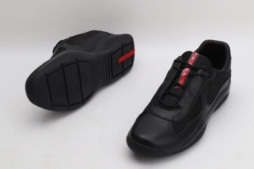 Prada America’s Cup Soft rubber and bike fabric sneakers