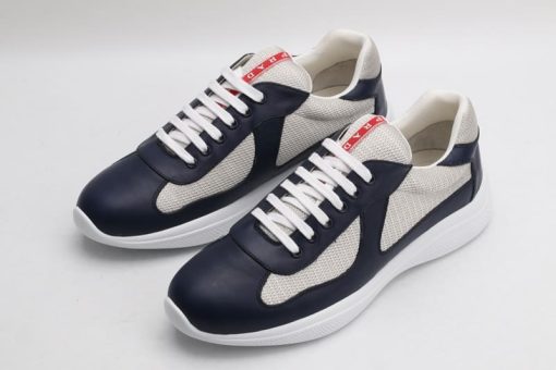 Prada America’s Cup Soft rubber and bike fabric sneakers