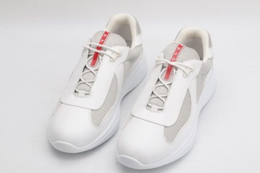 Prada America’s Cup Soft rubber and bike fabric sneakers