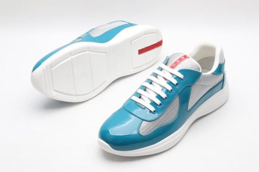 Prada America’s Cup Soft rubber and bike fabric sneakers