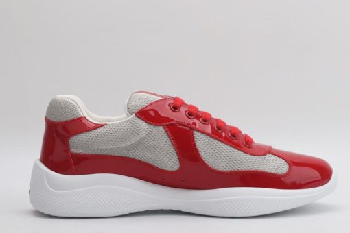 Prada America’s Cup Soft rubber and bike fabric sneakers