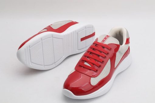Prada America’s Cup Soft rubber and bike fabric sneakers