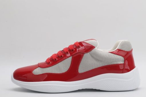 Prada America’s Cup Soft rubber and bike fabric sneakers