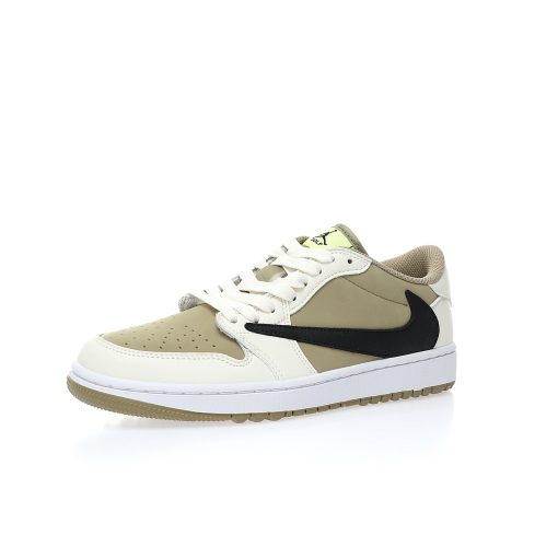 Travis Scott x Nike Air Jordan 1 Low Golf SP”Neutral Oliv”