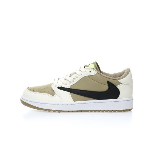 Travis Scott x Nike Air Jordan 1 Low Golf SP”Neutral Oliv”