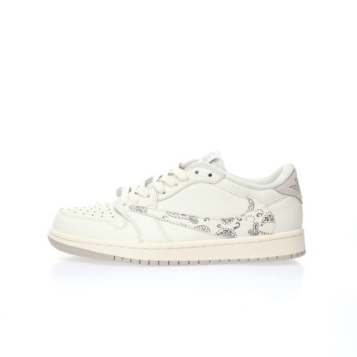 Travis Scott x Tiffany & Co. x Nike Air Jordan 1 Low OG SP”Beige/Paisley”