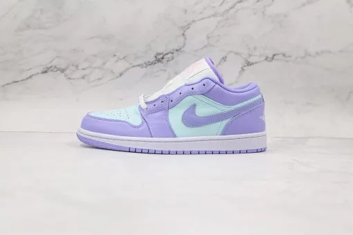 NIKE Air jordan 1 low Purple Aqua Blue