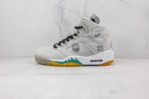 OFF WHITE x Air Jordan 5 Grey Green