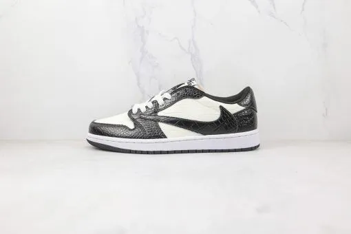 NIKE Air Jordan 1 Low Barb crocodile skin