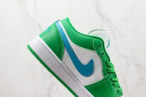 Nike Air Jordan 1 Low Lucky Green Aquatone