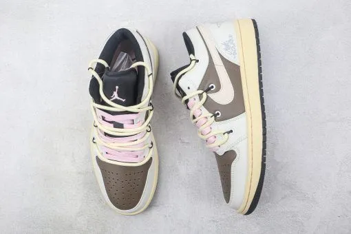 Nike Air Jordan 1 Low Laces Pink