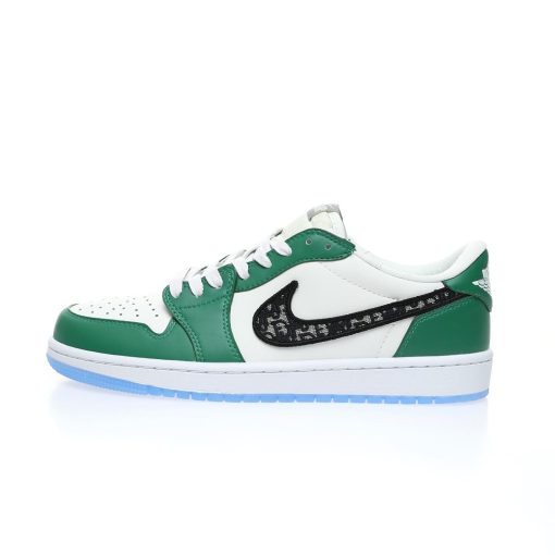 Dior x Nike Air Jordan 1 Low OG”Green/Oblique”