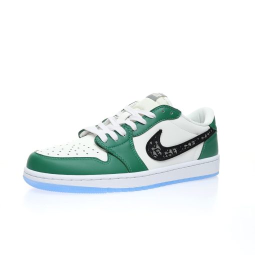 Dior x Nike Air Jordan 1 Low OG”Green/Oblique”