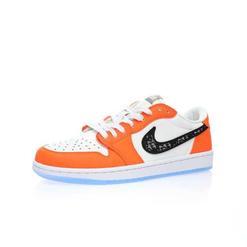 Dior x Nike Air Jordan 1 Low OG”Orange/Oblique”