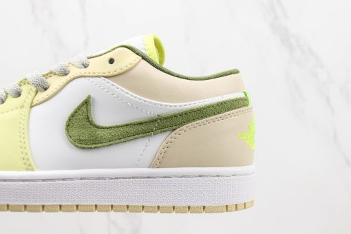 Nike Air Jordan 1 Low Sail White Oil Green