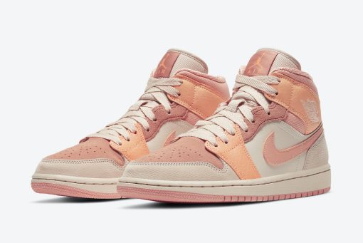 Nike Air Jordan 1 Mid Apricot Orange