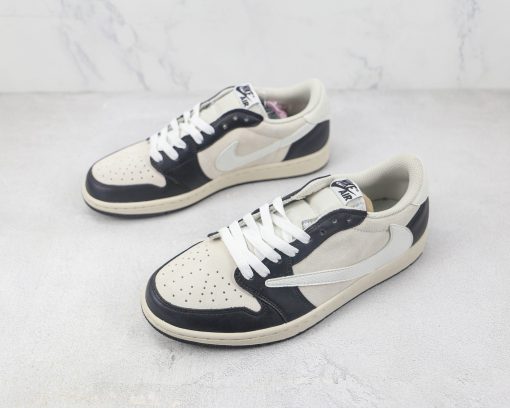 Jordan 1 Low Fragment x Travis Scott White Black