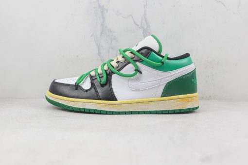 Nike Air Jordan 1 Low White Lucky Green