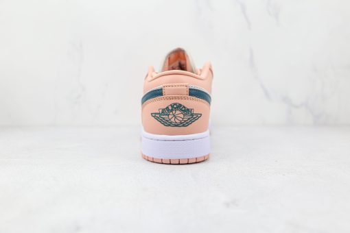 NIKE AJ1 Air Jordan 1 low Grey Pink Green hook