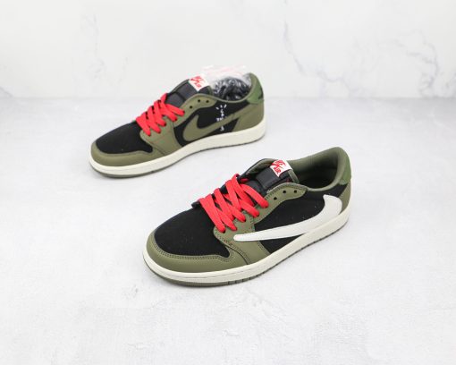 NIKE Air Jordan 1 Low Barb army green