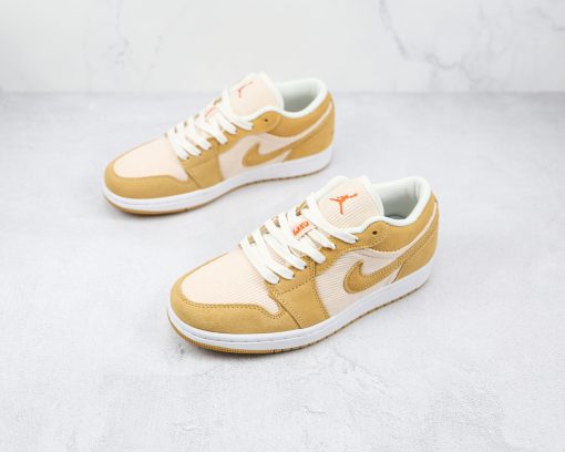 NIKE AJ1 Air Jordan 1 low Beige corduroy