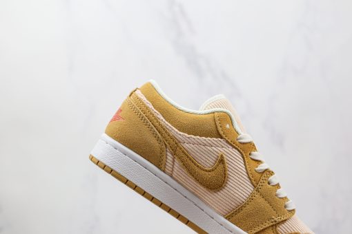 NIKE AJ1 Air Jordan 1 low Beige corduroy