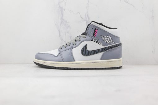 NIKE Air Jordan AJ1 Mid Deconstruction grey