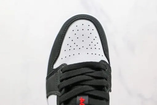 NIKE AJ1 Air Jordan 1 low Black and white lattice