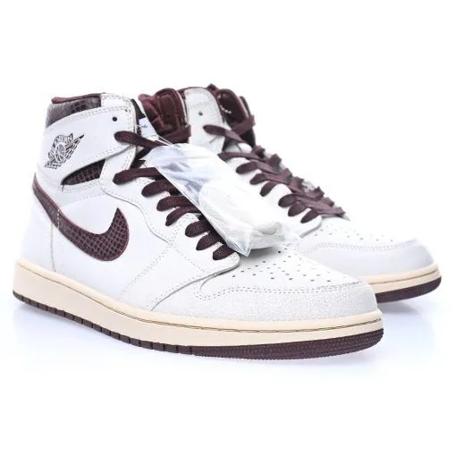 NIKE Air Jordan 1 High “White Sail/Maroon”