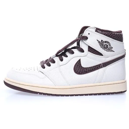 NIKE Air Jordan 1 High “White Sail/Maroon”