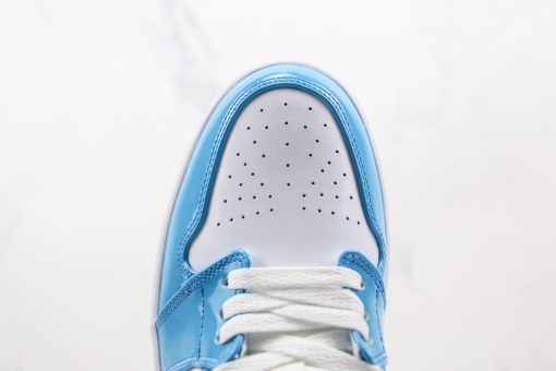 NIKE Air Jordan 1 Low Blue Patent Leather