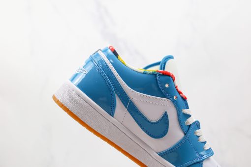 NIKE Air Jordan 1 Low Blue Patent Leather