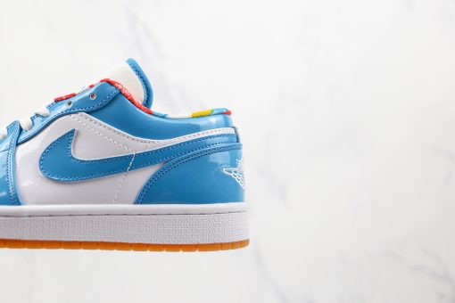 NIKE Air Jordan 1 Low Blue Patent Leather