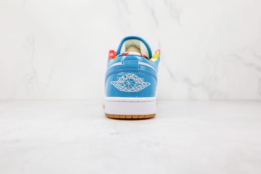 NIKE Air Jordan 1 Low Blue Patent Leather