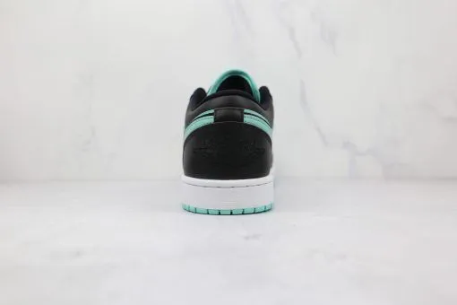 NIKE Air Jordan 1 Low Black Tiffany green