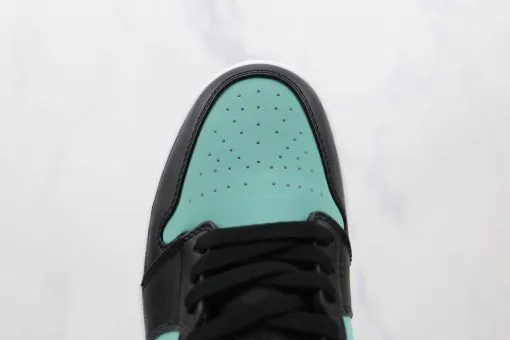 NIKE Air Jordan 1 Low Black Tiffany green