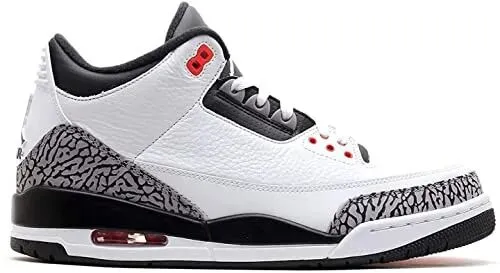 NIKE AIR JORDAN 3 WHITE X BLACK