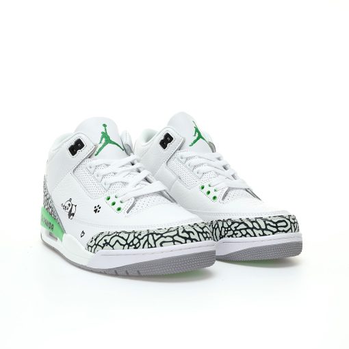 Nike Wmns Air Jordan 3 Retro”Lucky Green/Panda”