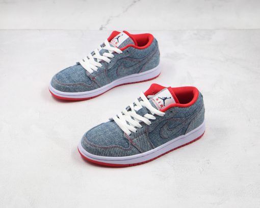 NIKE Air jordan 1 low Denim red