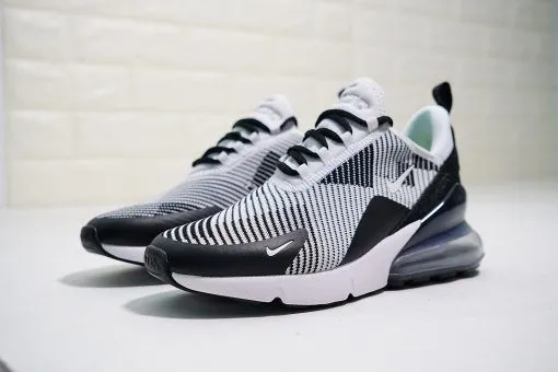 NIKE AIR MAX 270 “Woven white black ice blue background”