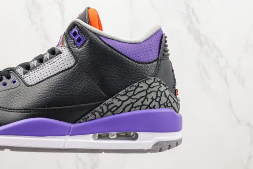 Jordan 3 Retro Black Court Purple